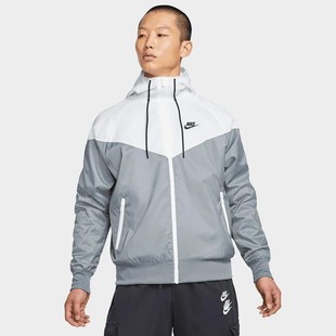 Nike耐克外套男25春季新款风行者运动休闲连帽梭织夹克727325-084
