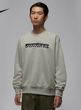 Nike耐克运动卫衣男2026春季JORDAN针织圆领运动套头衫IQ2978-304