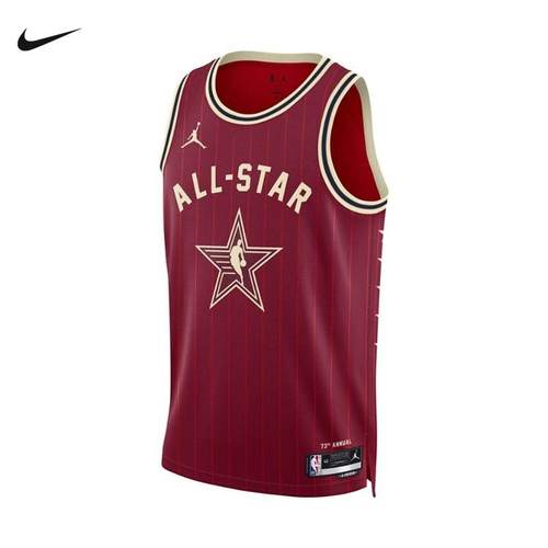 NIKE耐克男子库里全明星速干透气运动无袖背心T恤球衣FQ7732-601