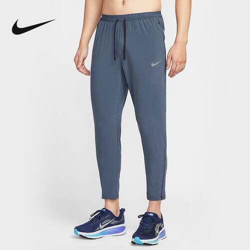 Nike耐克男裤新款秋季训练跑步梭织速干九分运动长裤 HV4545-437