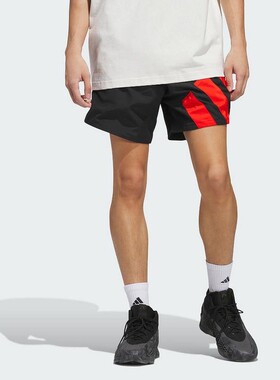 adidas阿迪达斯短裤男2025夏季爱德华兹篮球梭织运动五分裤JC7847