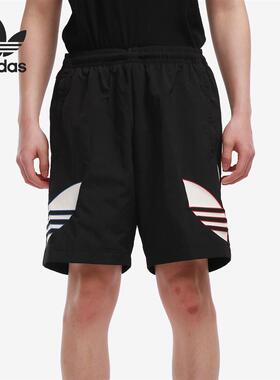 Adidas/阿迪达斯三叶草运动裤男子Tricolor Short梭织短裤 H09357
