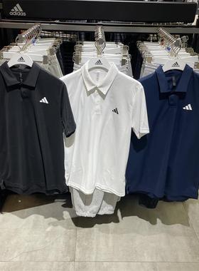 Adidas/阿迪达斯POLO衫男休闲运动透气舒适短袖t恤 HS3236 HR8729
