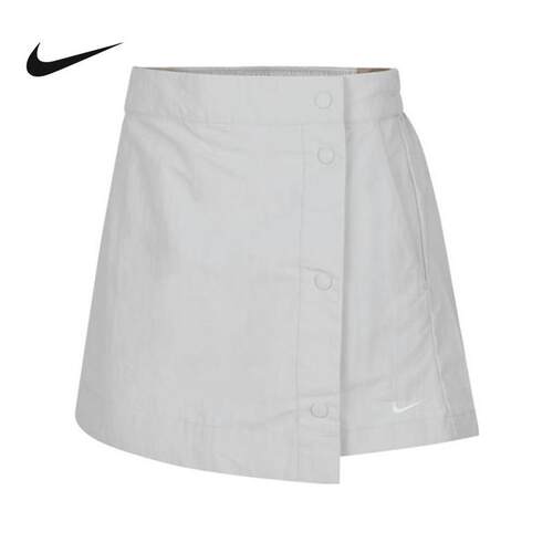 Nike耐克裙裤女2025夏季新款运动休闲刺绣排扣透气短裤HM6980-034