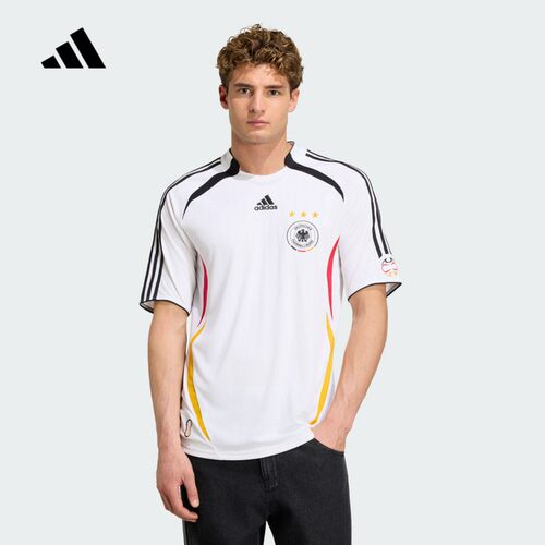 adidas阿迪达斯短袖男新款秋季德国队足球文化休闲运动T恤 KD3998