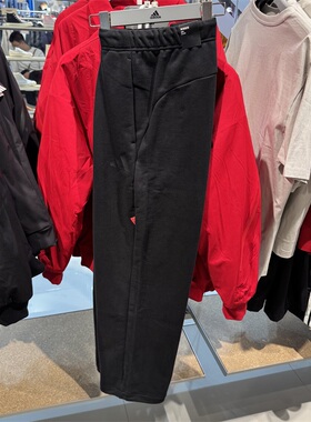 Adidas阿迪达斯运动裤男2025春季蛇年新款直筒休闲宽松长裤JM1010