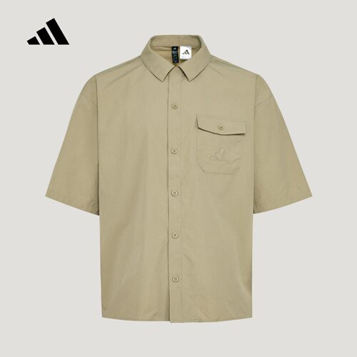 adidas阿迪达斯运动短袖男新款夏季休闲翻领衬衣T恤KR5075 KR5077