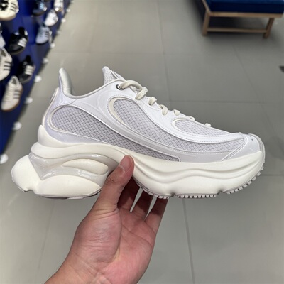 阿迪达斯三叶草女鞋2025秋季OZVENUZ时尚厚底运动鞋休闲鞋HQ2676