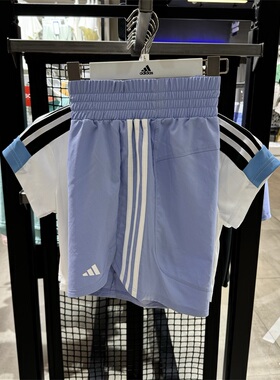 阿迪达斯短裤女子2024夏季新款透气运动训练速干裤IT7760 IX1072