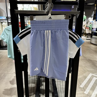 阿迪达斯短裤女子2024夏季新款透气运动训练速干裤IT7760 IX1072