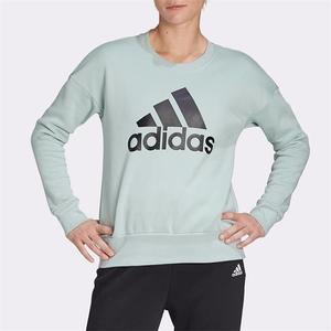 Adidas/阿迪达斯运动卫衣女子加绒时尚训练宽松休闲套头衫 FR5101