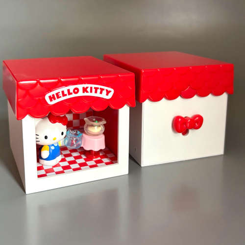 正版Hello Kitty趣味小屋系列微盒潮玩桌面摆件可爱女生生日礼物