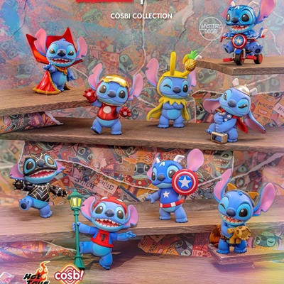 新品HotToys漫威漫画漫威史迪奇COSBI迷你盲盒手办潮玩具电影礼