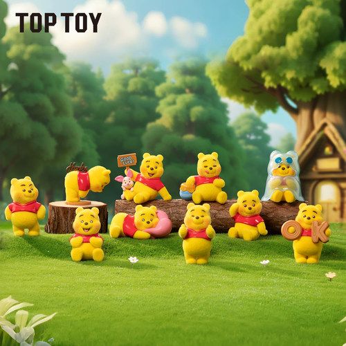 新品TOPTOY迪士尼小熊维尼表情包系列手办盲盒可爱桌面摆件礼物