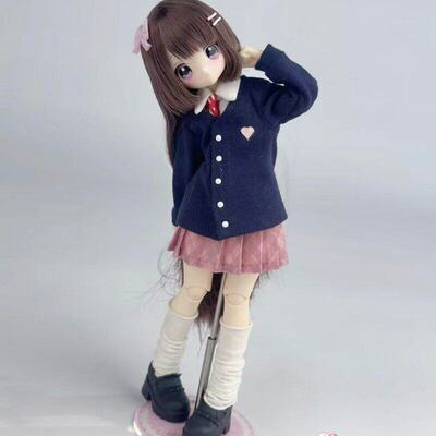 新品别动我的齐刘海BJD盲盒特六植发可动人偶潮玩摆件女生礼物