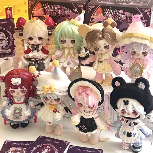 新品魔女Ninita魔镜乐园系列盲盒初代摆件玩具公仔手办周边礼物女