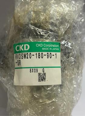 芬芳CKD带阀摆动气缸RV3SW20-180-90-1-SR全新原装秒发货*