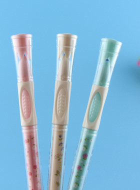 爱好83390迷你短款摩易擦 温控可擦 0.5 晶蓝 全针管可擦笔满包邮