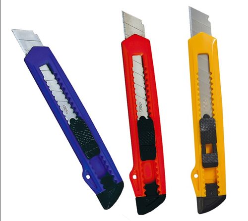 得力2001美工刀 壁纸裁纸刀 锋利安全 裁剪美术刀 省力大介刀