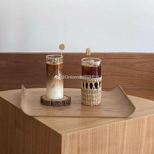 网红咖啡店 蛋糕盘烘培面包盘 甜品台木托盘 杯托 饰品拍照 - 封面