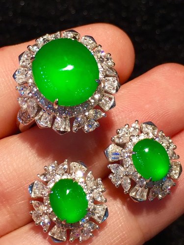 非定制商品私拍无效缅甸翡翠手串冰种飘花平安扣如意冰链子挂件