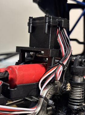 美嘉欣H12Y 改装电池仓增高架加高迷你接收机防水盒配件