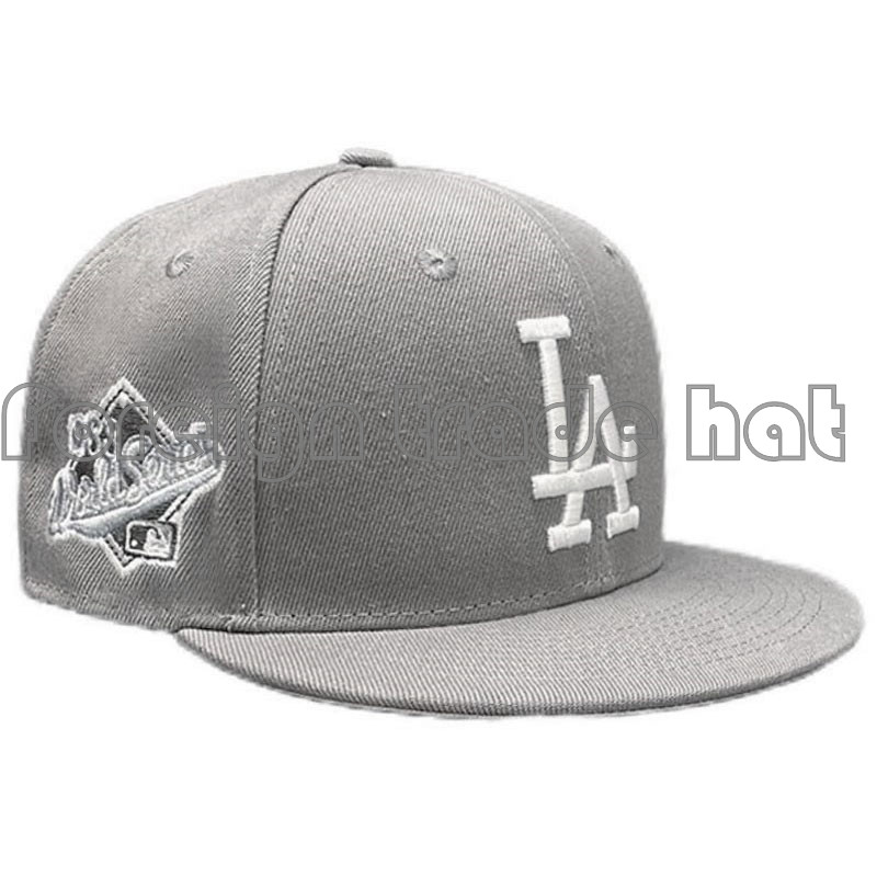 Hat Fully Enclosed Panel Hat Non-Adjustable Hip-Hop Street Dance Embroider Baseball Cap Backwards Size Hat Casual Flat Brim Hat