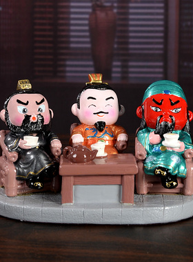 创意三国演义人物装饰摆件
