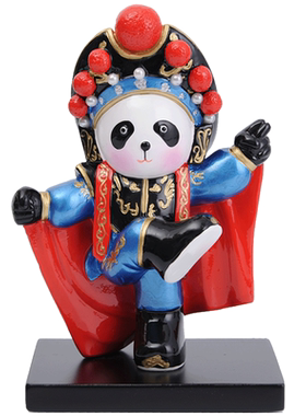 三国人物娃娃办公室特色装饰摆件