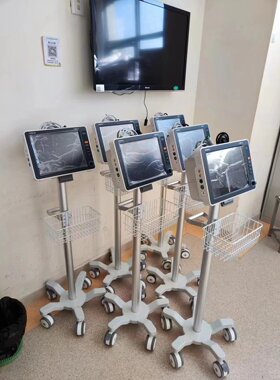 迈瑞uMEC10 uMEC12 8 uMEC系列监护仪用推车 移动台车 支架带篮子