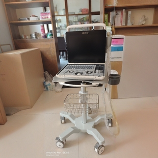 迈瑞便捷式B超台车 大台面推车带探头杯 可升降移动推车 B超台车