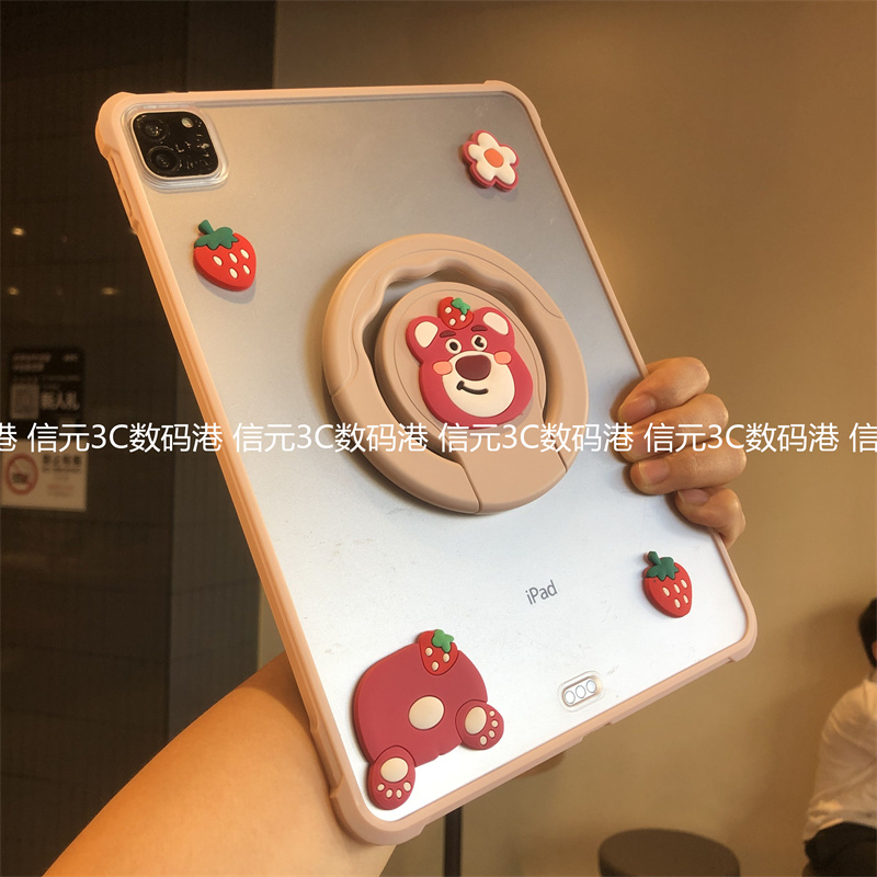 旋转带支架适用华为Matepad11.5S保护壳2024磨砂air11.5寸Pro10.8平板套SE10.1荣耀X8防弯DMG-W00后壳TGR-W10
