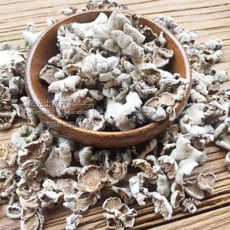 野生天花菌白参菌雪莲菌食用干花菌250g湖南土特产 星光土特产