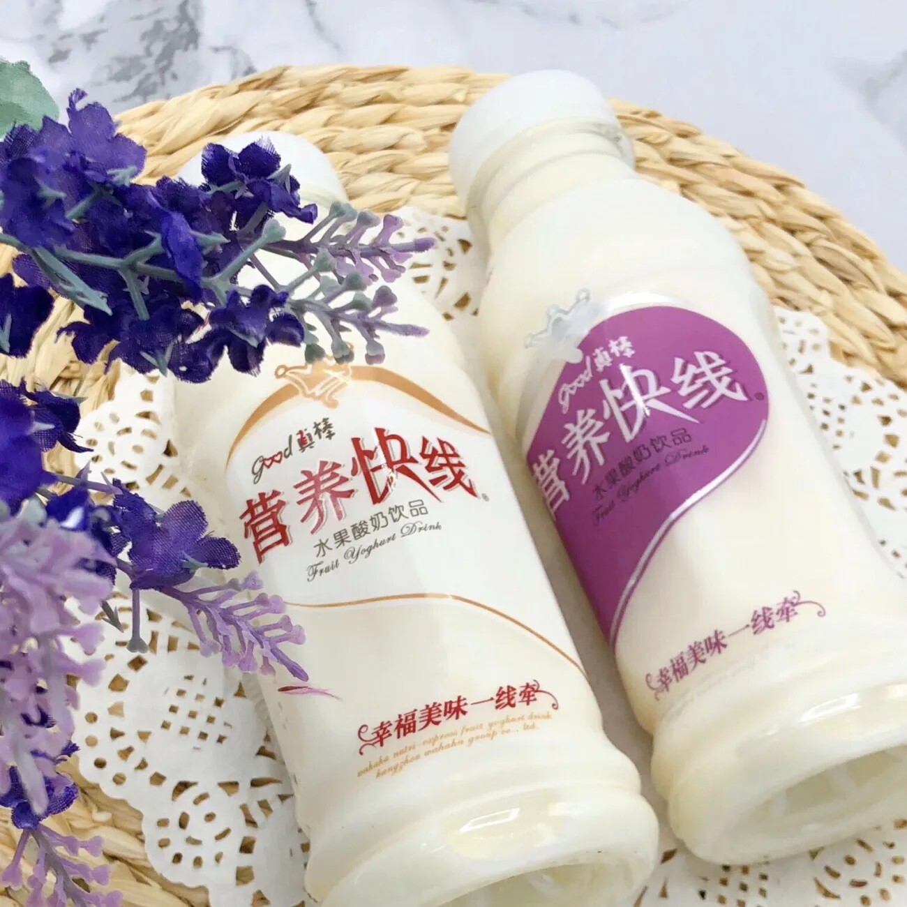 新日期娃哈哈营养快线椰子味350ml*12瓶整箱批饮料饮品早餐奶昔
