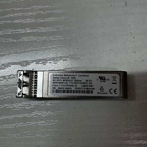 议价Extreme SR SFP+MODULE 850NM 万兆可维修