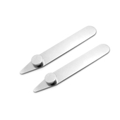 男士 女士衬衫 衣领固定 高档金属不锈铁 领撑 带磁领撑片领插片