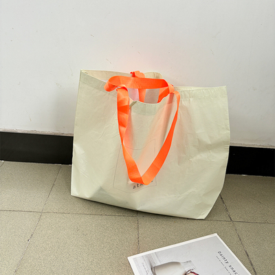 防水覆膜简约环保袋单肩包