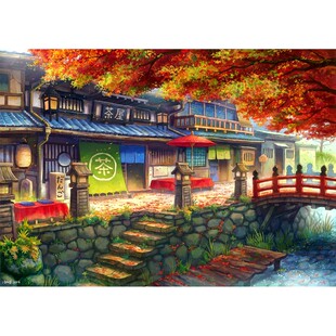 印花 新款 DMC绣线 十字绣套件 世界名画油画 餐厅 茶屋