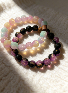 油画风树脂小众2026新款手串女