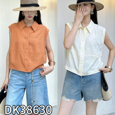 欧洲站女装夏季刺绣天丝宽松马甲