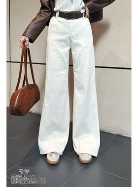 DI-SUI迪素欧货2025秋冬新品女装36501抓绒高腰保暖阔腿长裤