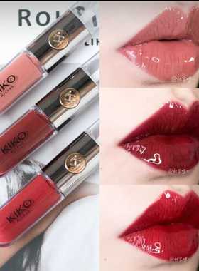 意大利KIKO双头镜面唇釉132持久保湿不易沾杯脱色口红103唇蜜133