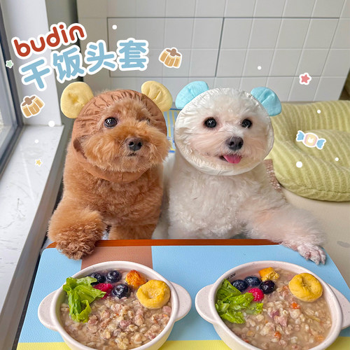 卟叮猫狗100%纯棉头套