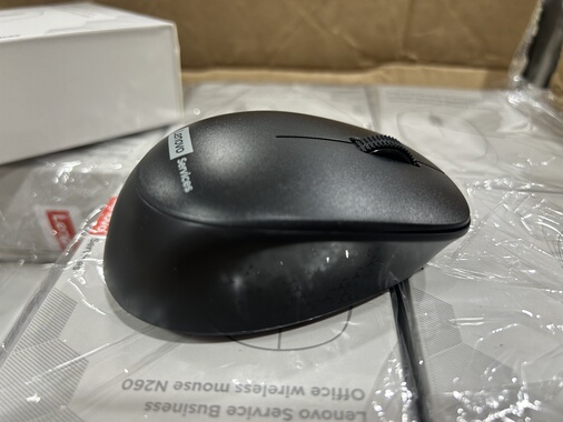 联想服务N260 无线鼠标 家用办公鼠标带电池 10个装