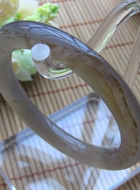 天然巴西环绕水润通透玛瑙手镯