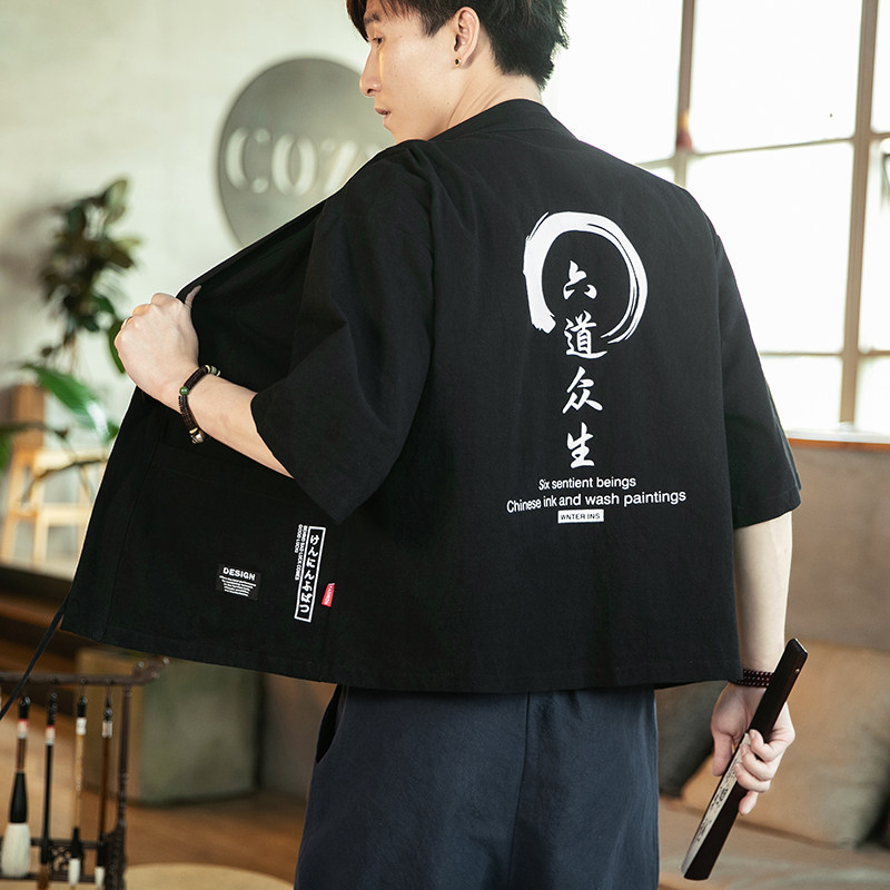 常年款春夏季风日系印花T恤大码宽松上衣套装B370-8810P35,男装T恤,电商B370-A