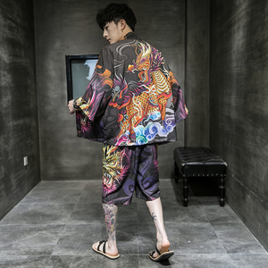 常年款夏季风道袍汉服开衫和服防晒衣套装上衣B370-TZ51-P70图片