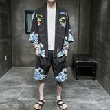 常年款夏季风道袍汉服开衫和服防晒衣套装上衣B370-TZ50-P70，男装防晒衣，电商B370-A