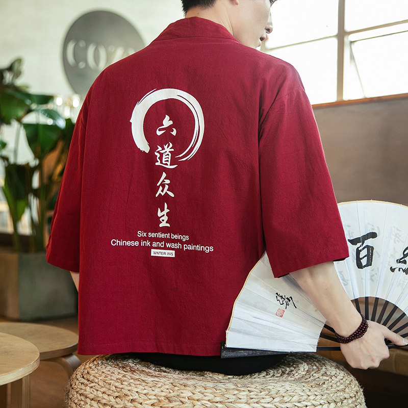 常年款春夏季风日系印花T恤大码宽松上衣套装B370-8810P35,男装T恤,电商B370-A