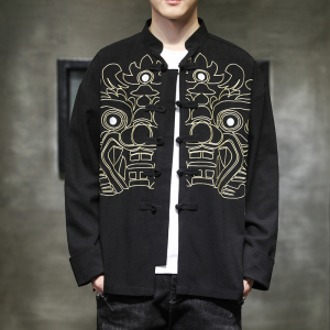 秋季风刺绣盘口夹克上衣外套B370-JK20P70，男装夹克，电商B370-A